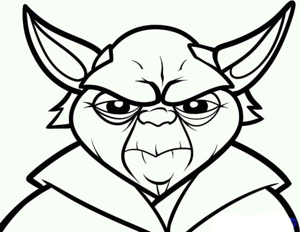 Нарисовать Йоду