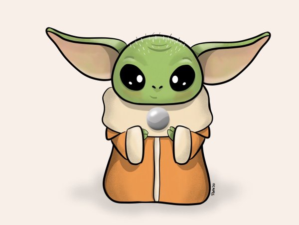 Грогу нарисовать