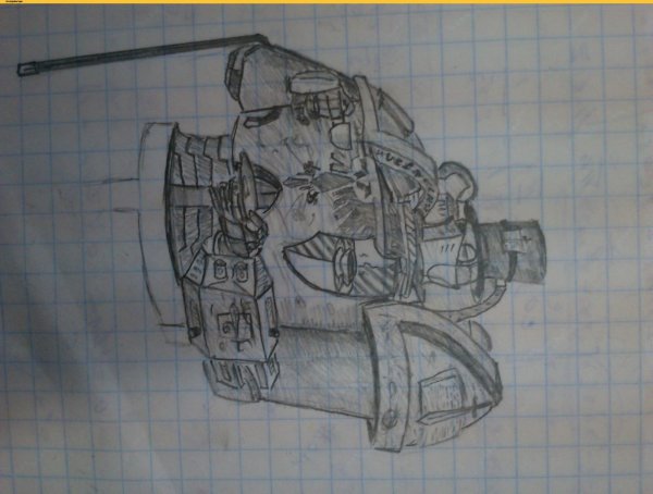 Вархаммер 40000 рисунки карандашом