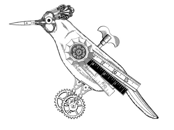 Трафарет стимпанк