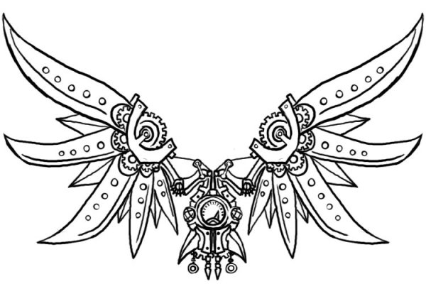 Узоры в стиле стимпанк