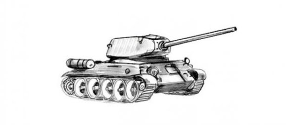 Рисунок танка т 34