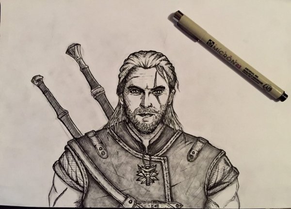 Кейран Ведьмак скетч