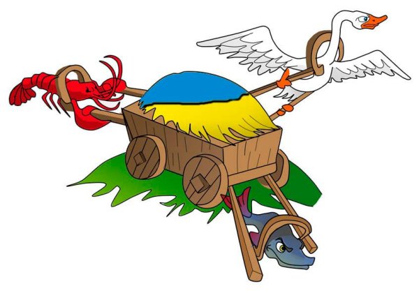 Лебедь из басни анимация