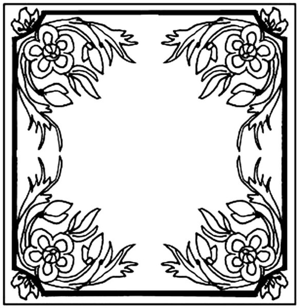 Поэтапное рисование платка