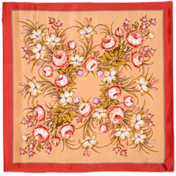 Рисование растительного узора в квадрате