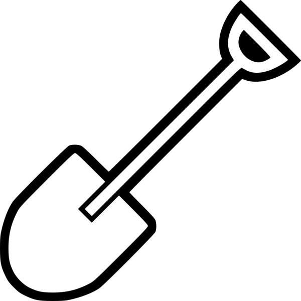 Раскраска лопата