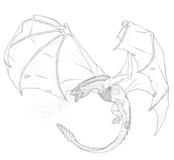 Дракон рисунок карандашом для детей