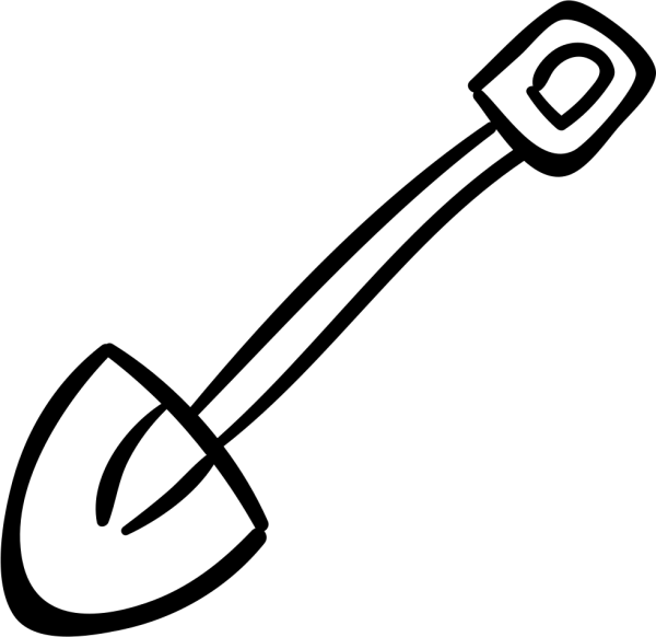 Лопата силуэт