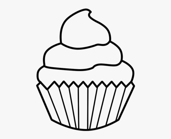 Лёгкие рисунки кексиков и тортиков