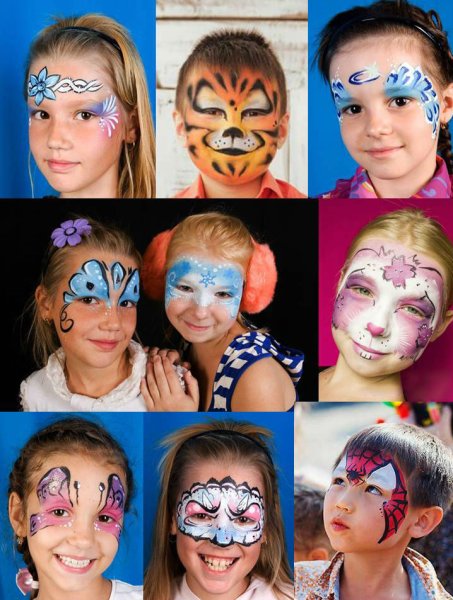 Краски для рисования на лице