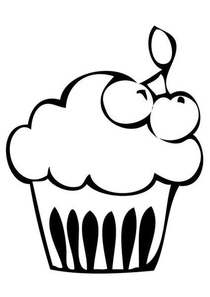 Кекс трафарет