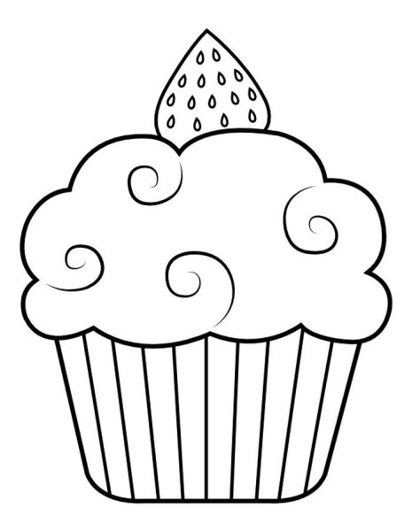 Капкейки рисунок