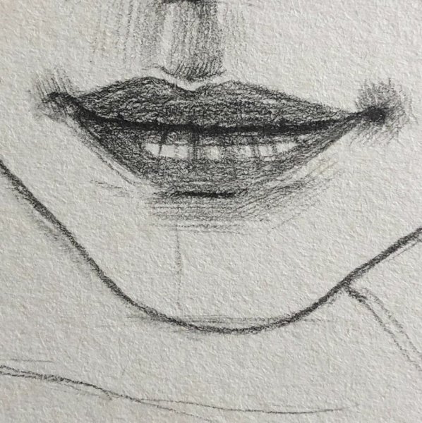 Губы рисунок