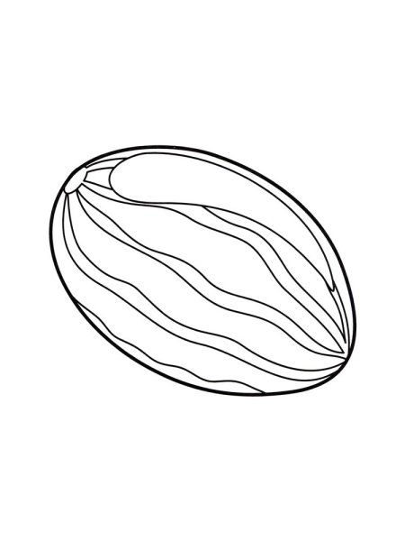 Дыня трафарет