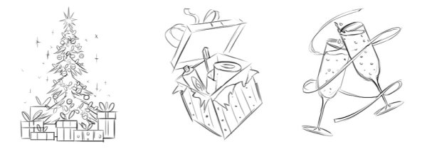 Новогодние скетчи