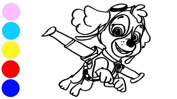 Скай пошагово рисунок