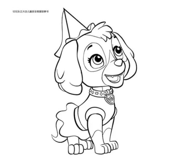 Мега Скай Щенячий патруль раскраска