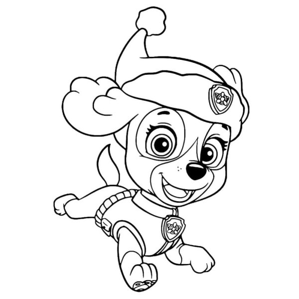 Эверест Щенячий патруль рисунок