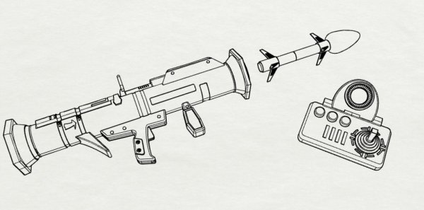 Пистолеты ФОРТНАЙТ базука