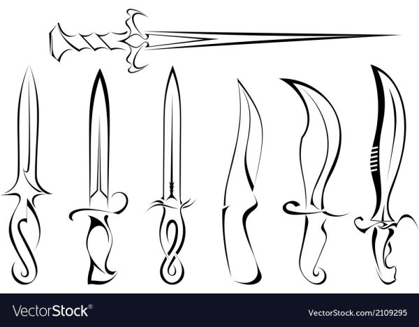 Кинжал для рисования