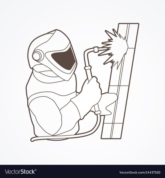 Сварщик раскраска