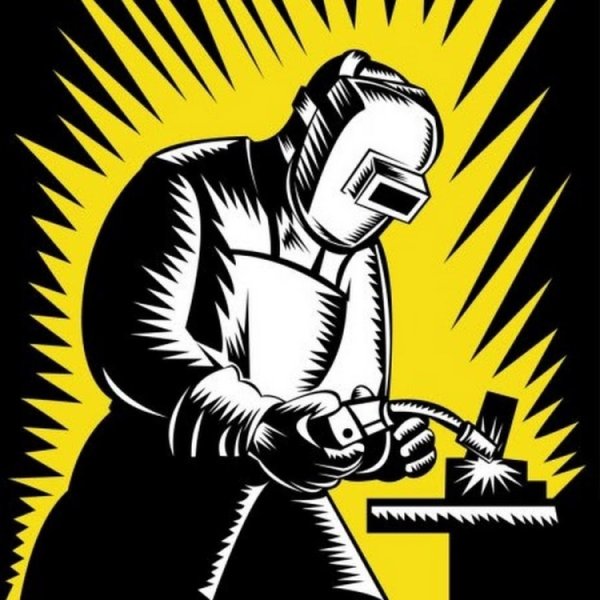 Сварщик силуэт