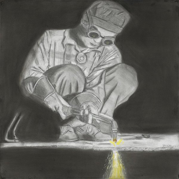 Рисунок на тему сварщик