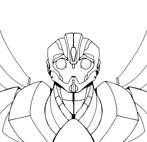 Бамблби Жук раскраска