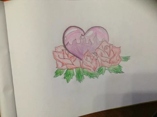 Рисунок маме просто так