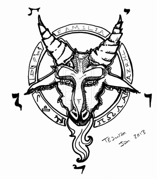 Демонические тату эскизы