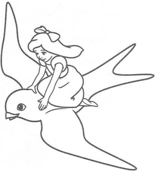 Рисование Жар птицы