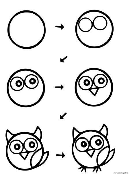 Рисунки из кружочков