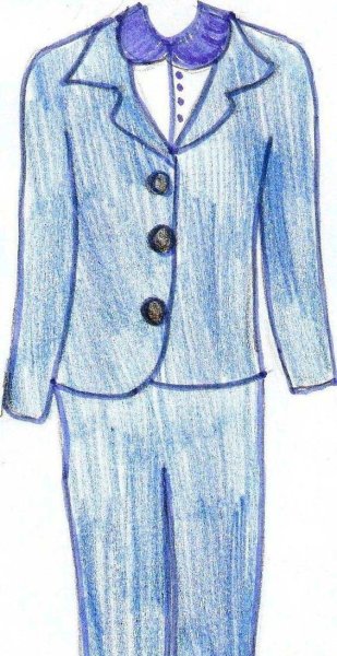 Костюм карандаша