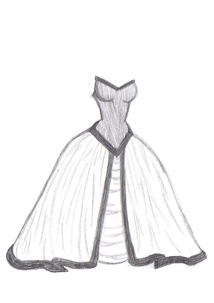 Эскиз делового костюма