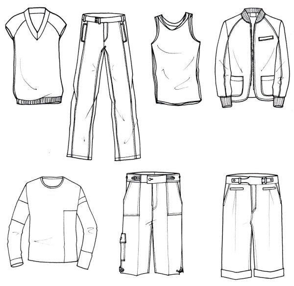Эскиз школьного костюма
