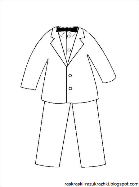 Эскиз делового костюма
