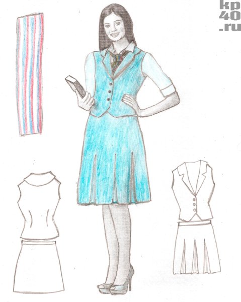 Одежда рисунок карандашом