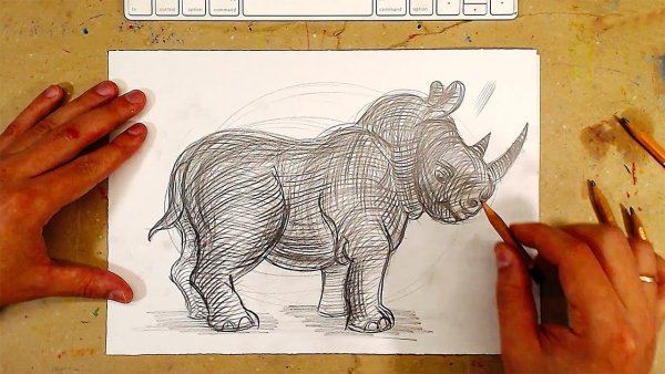 Носорог Минимализм