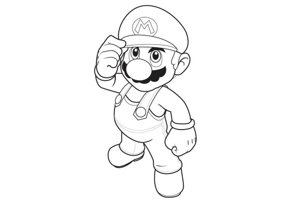Марио нарисовне