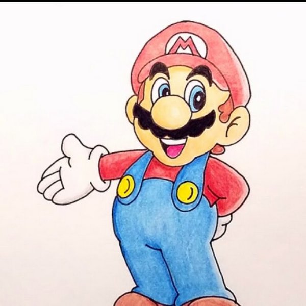 Нарисовать Марио