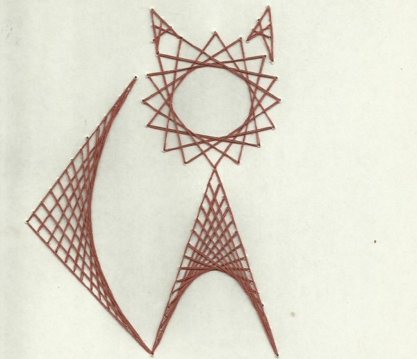 Изографика вышивка по картону