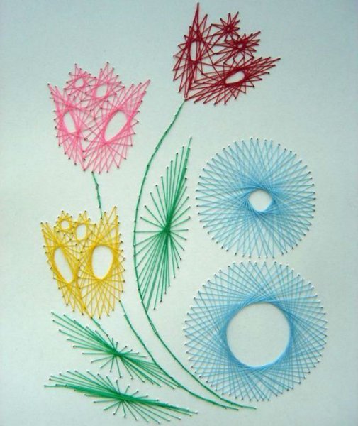 Схемы для изонити для начинающих для детей