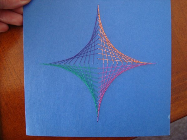 Вышивка на бумаге