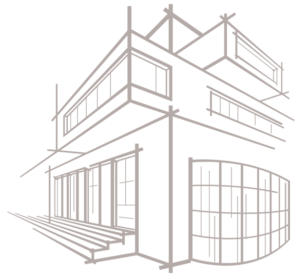 Графический эскиз здания