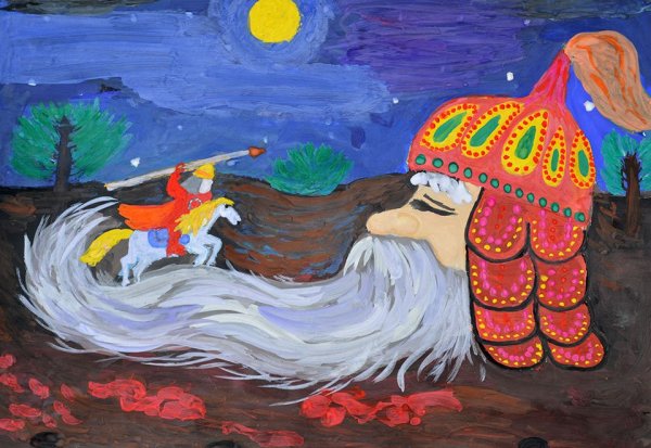 Рисование по сказке Александра Сергеевича Пушкина о царе Салтане