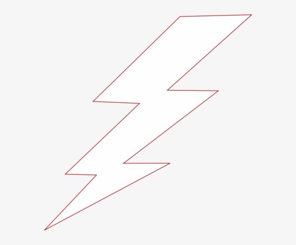 Молния шаблон