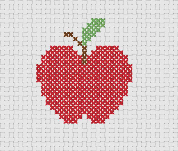 Простые схемы вышивки крестом