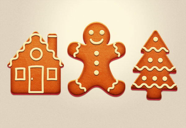 Формы для имбирных пряников новогодние