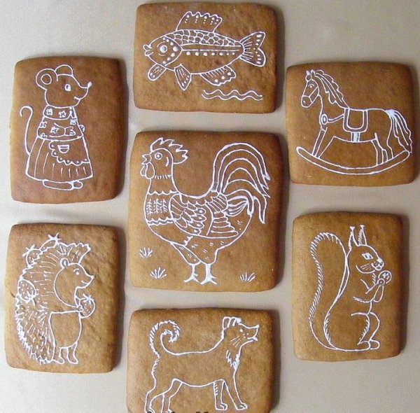 Роспись имбирных пряников